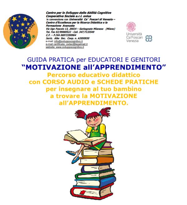 GUIDA AUDIO MOTIVAZIONE ALL'APPRENDIMENTO C.S.D.A.C.